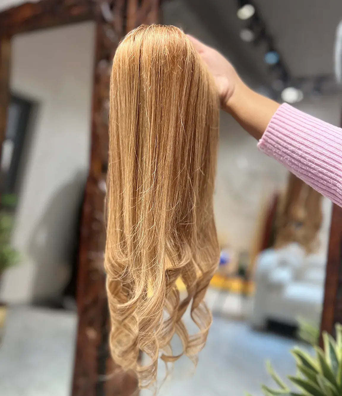 Italian Blonde Silk Topper in 4/4