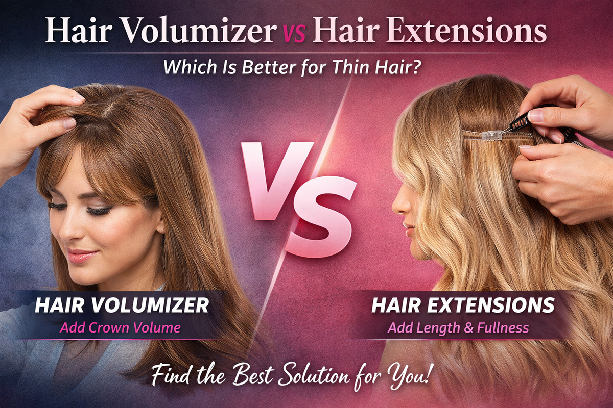 Hair Volumizer vs Hair Extensions: Which Is Better for Thin Hair?