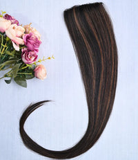 Set of 2 Black with Copper Highlights Seamless Side Patches