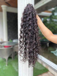 Long Curly Clip-on Ponytail