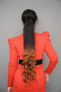 Brown Ombre Ponytail