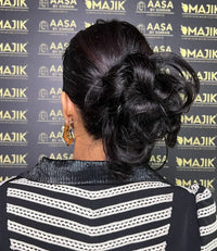 Natural Black Scrunchie