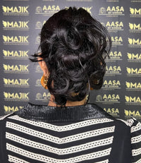 Natural Black Scrunchie