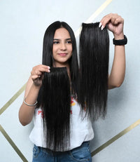 Set of 2 Seamless Natural Black Side Patches