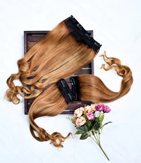 Set of 3 Global Hair Extensions - Golden Blonde - 200gms