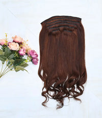 Set of 7 Global Hair Extensions - Copper - 200gms