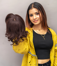 Hair Topper With Bangs