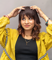 Hair Topper With Bangs