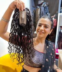 Wavy Italian Silk Topper in 2/5